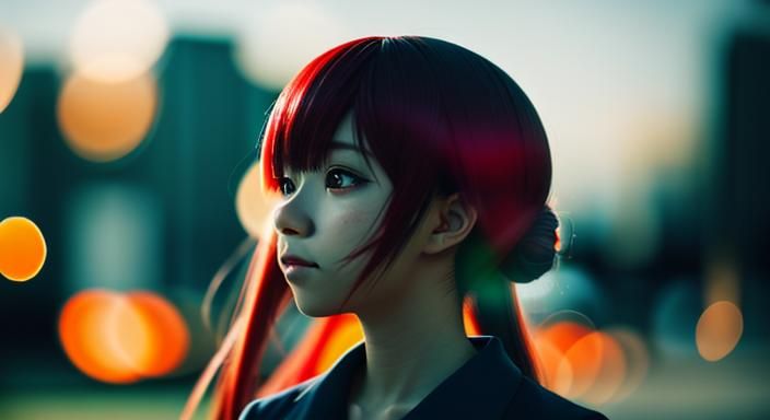 Anime, 

absorption ,

Professional photography, bokeh, natu...