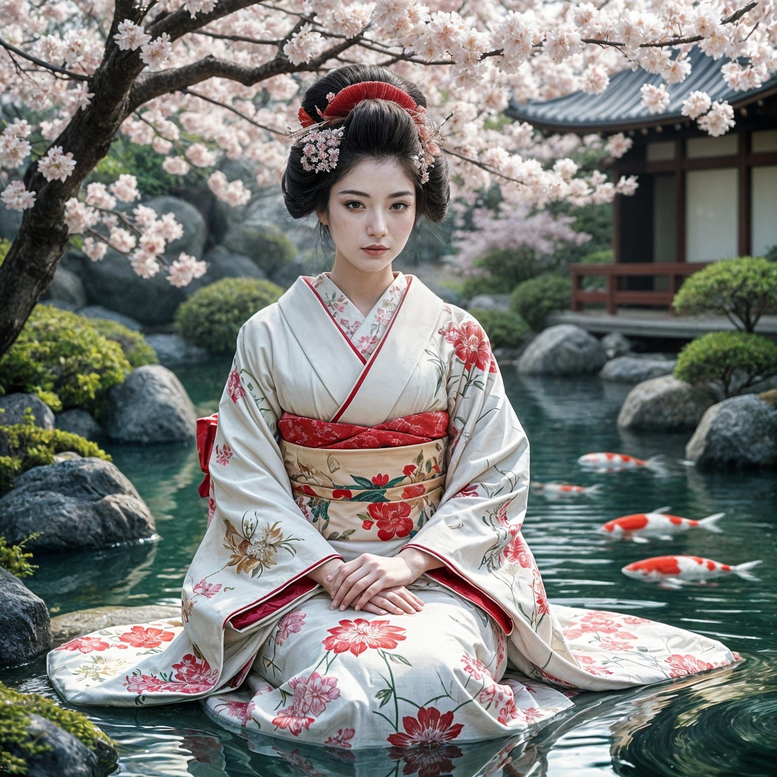 Sakura blossoms and Serenity