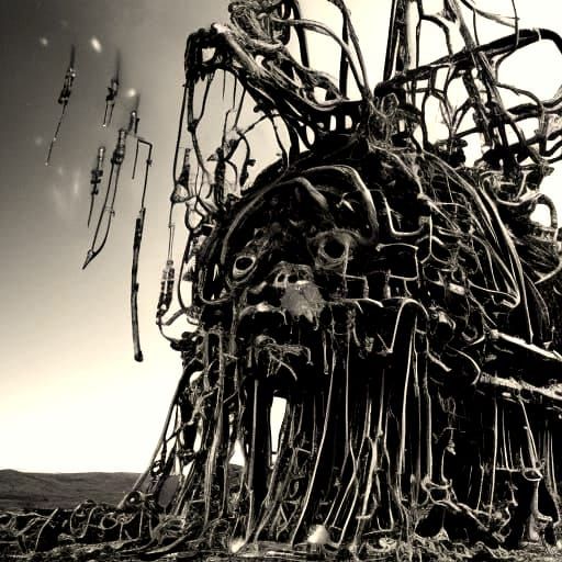 Abyssal Nightmare World of Grotesque Industrial Decay