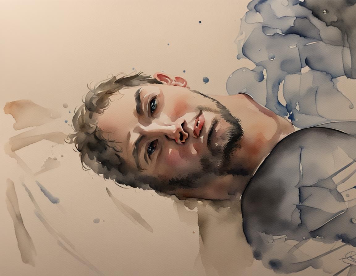 A watercolor Portrait