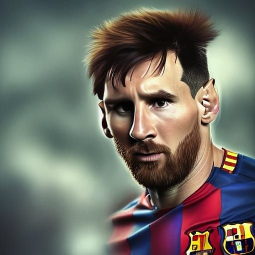 Lionel Messi - AI Generated Artwork - NightCafe Creator