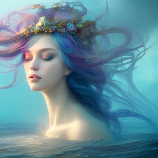 Beautiful Mermaid - AI Generated Artwork - NightCafe Creator