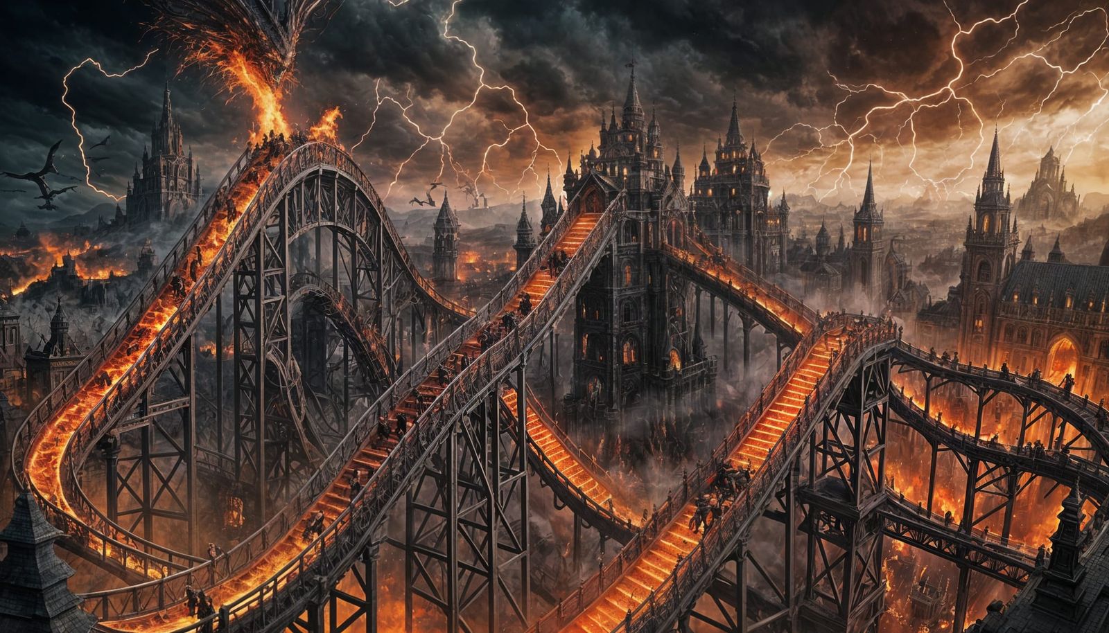 Dante's log flume  by @Lobzstar