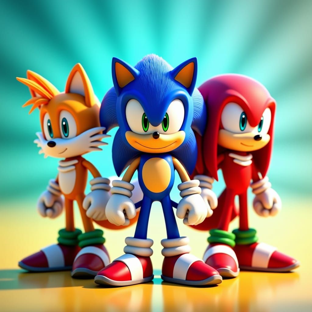 Sonic, Tails and Knuckles