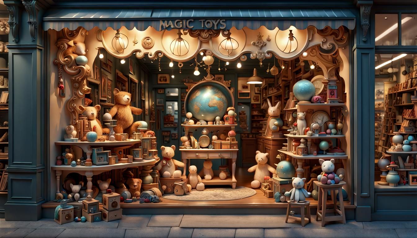 Welcome to MAGIC TOYS, we make your dreams come true  by @Bellicose