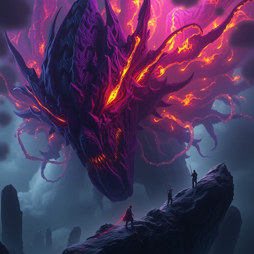 Colorful Mandala Floating in Beautiful Outer Space