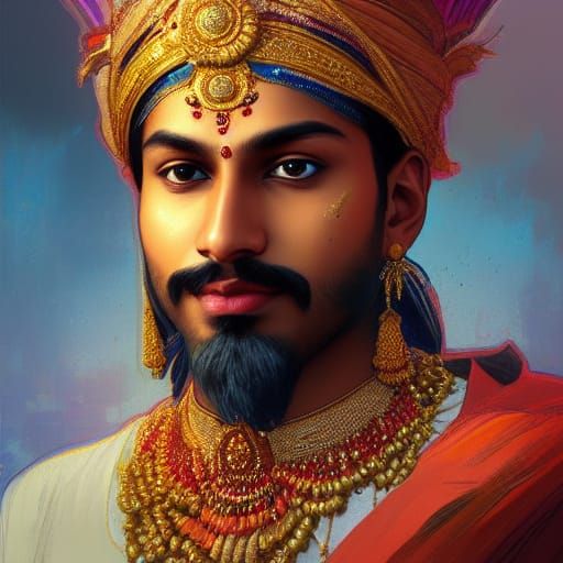 Indian Prince - AI Generated Artwork - NightCafe Creator