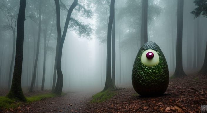 The eerie avocado woods