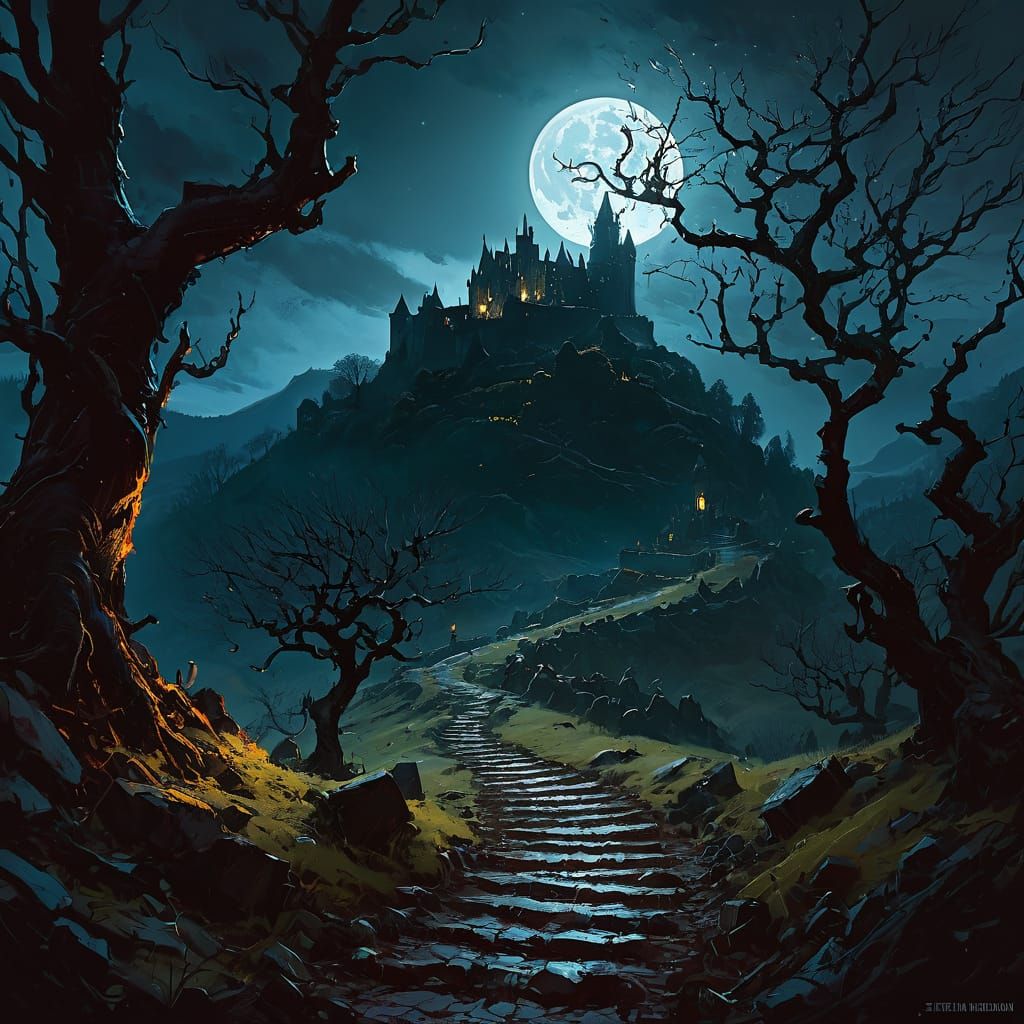 Stairs to the Enchanted Castle