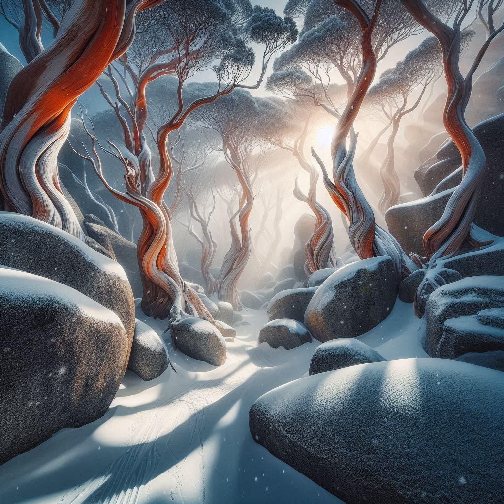 Australian snow gums