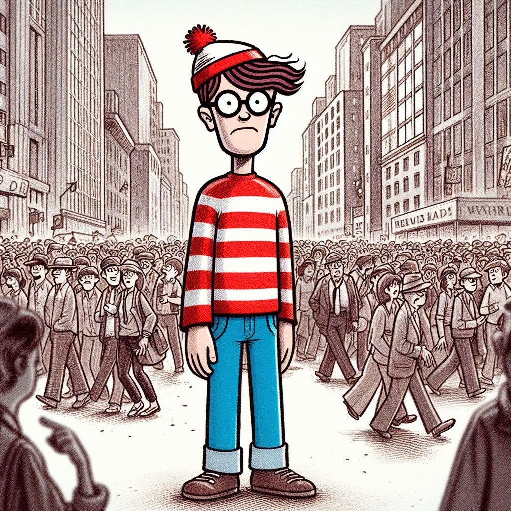 everybody asks "Where's Waldo?" but nobody asks "How's Waldo?"