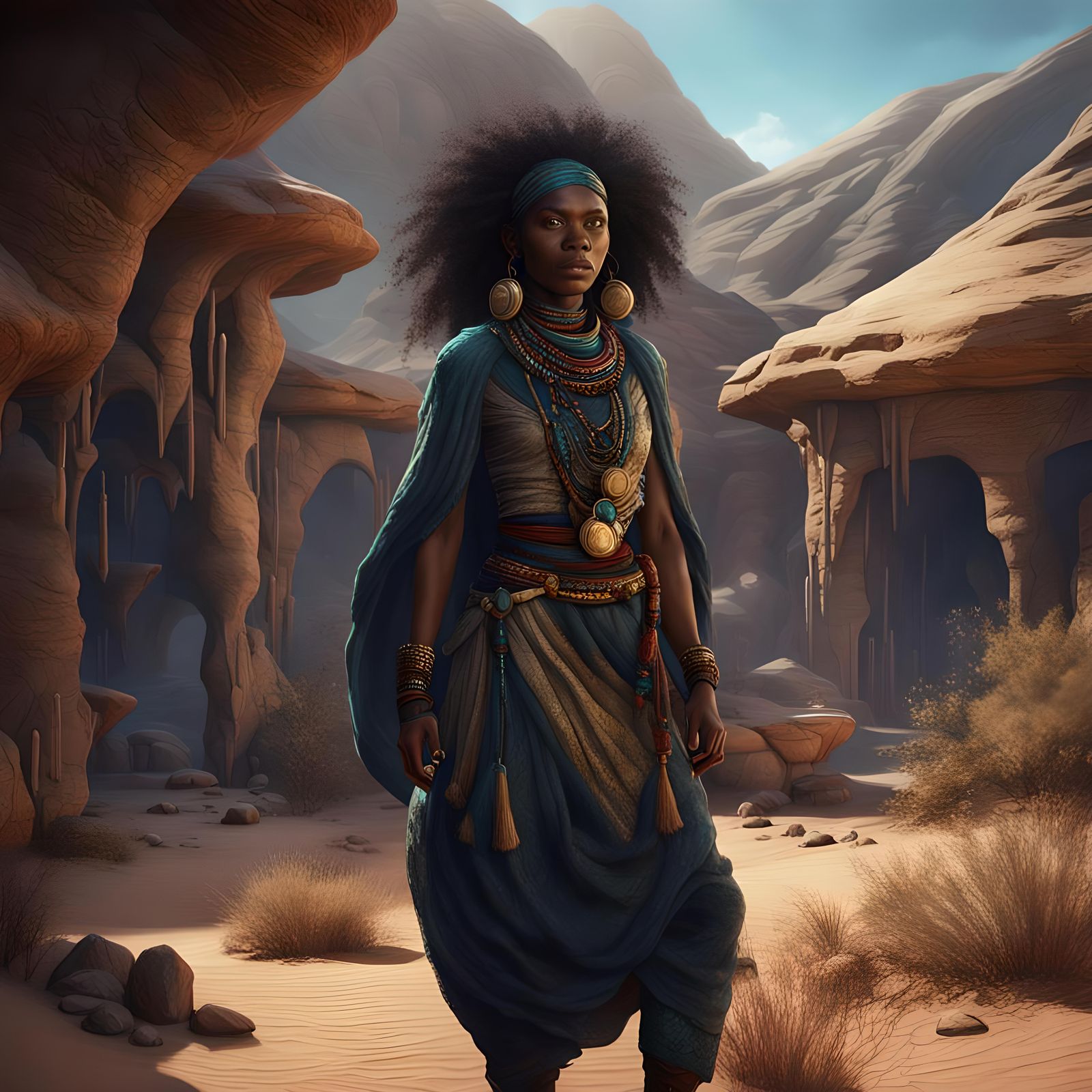 portrait of a black female