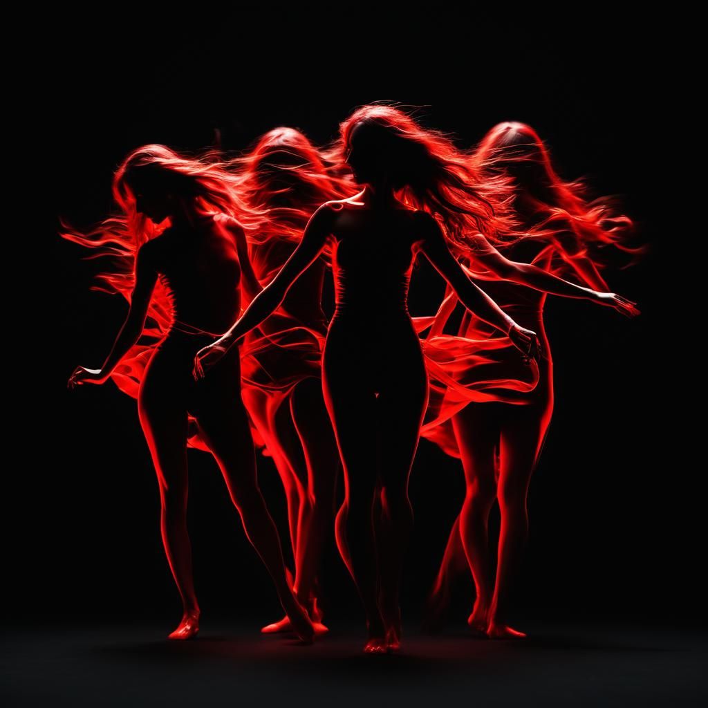 red dance  by @Olchap