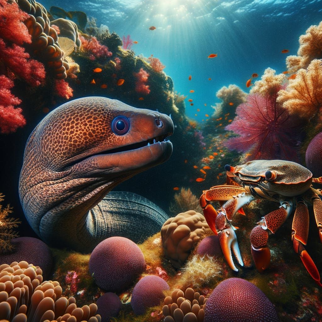 Coral Encounters  by @Shywolf