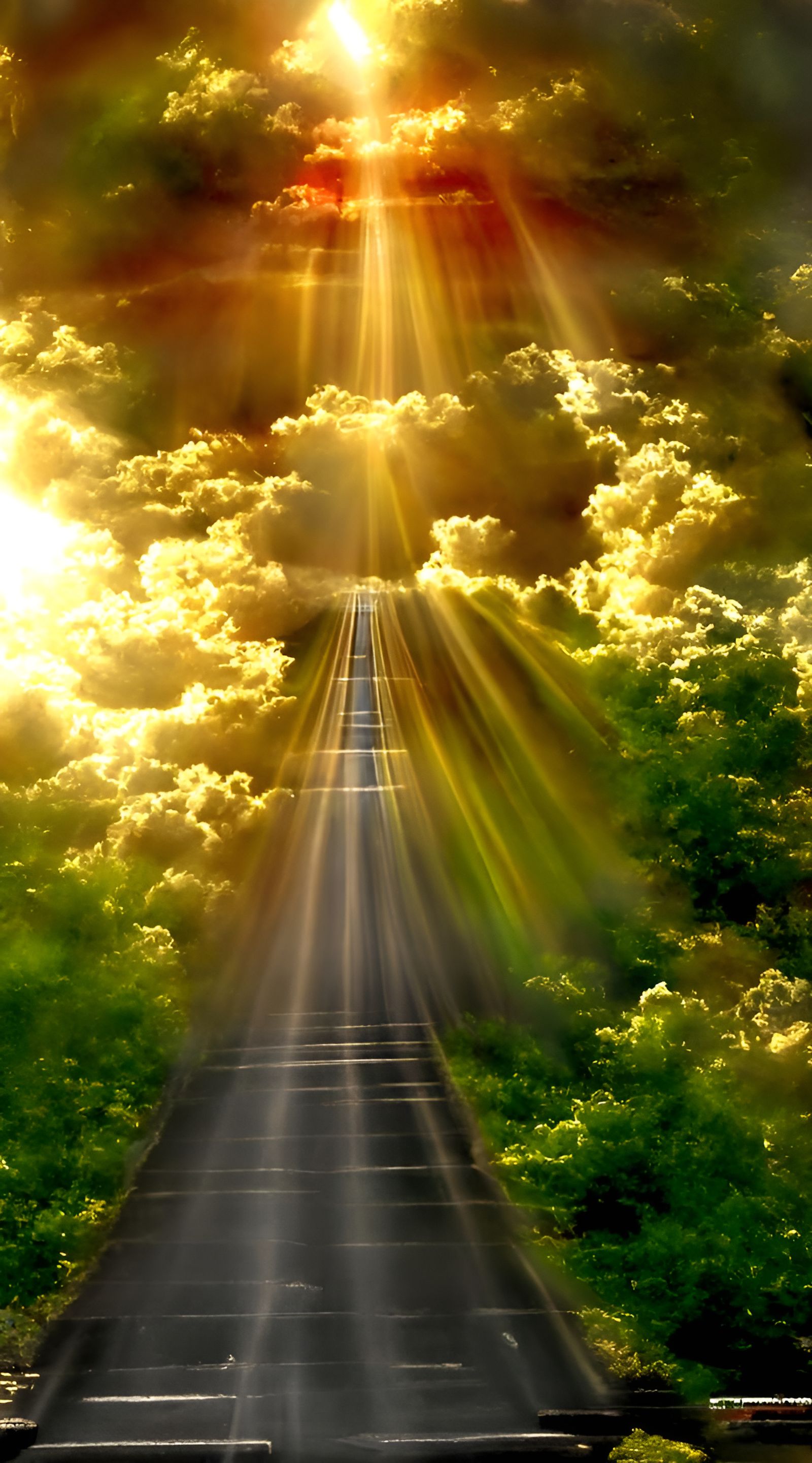 the-road-to-heaven-heavenly-sunshine-beams-divine-bright-soft-focus