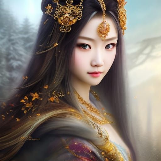 fantasy princess - AI Generated Artwork - NightCafe Creator