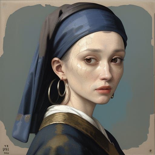Quite Girl with the Pearl Earring