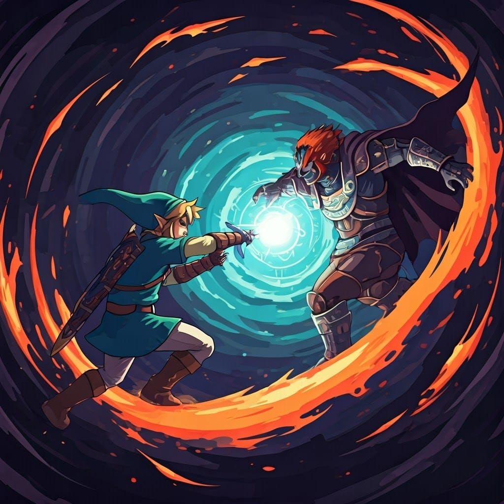 Link vs ganondorf