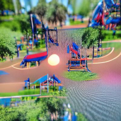 Playing at the park 8k resolution beautiful