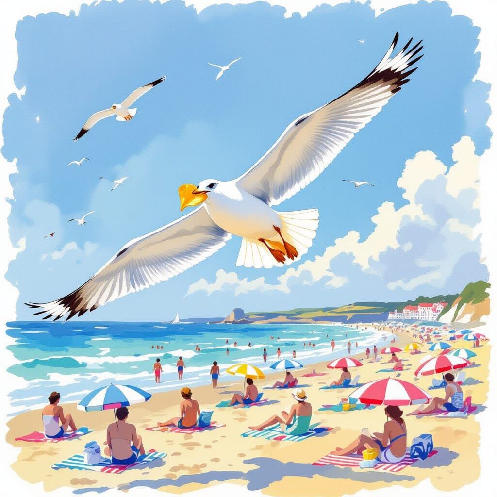 The Chip Thief  by @VickyNagyDesign