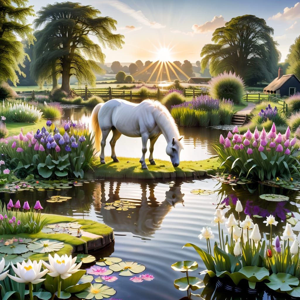 White horse  by @Mulgar the Merciful 