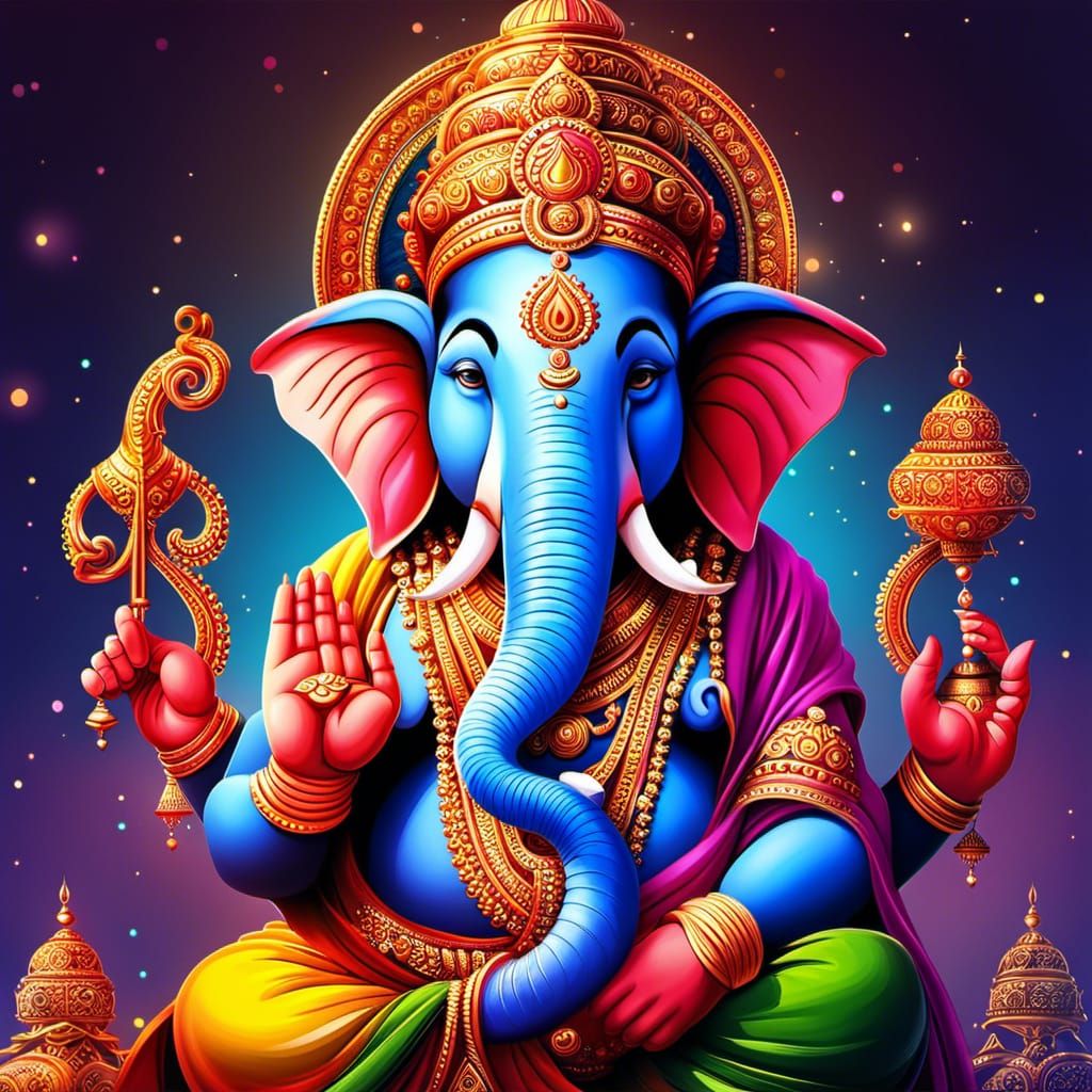 Ganesh Chaturthi - AI Generated Artwork - NightCafe Creator