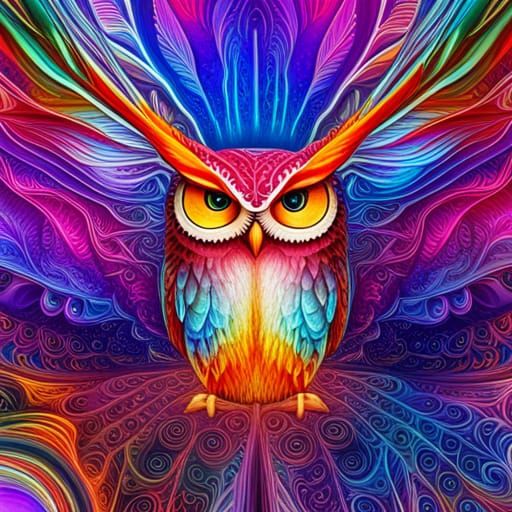 Owl - AI Generated Artwork - NightCafe Creator