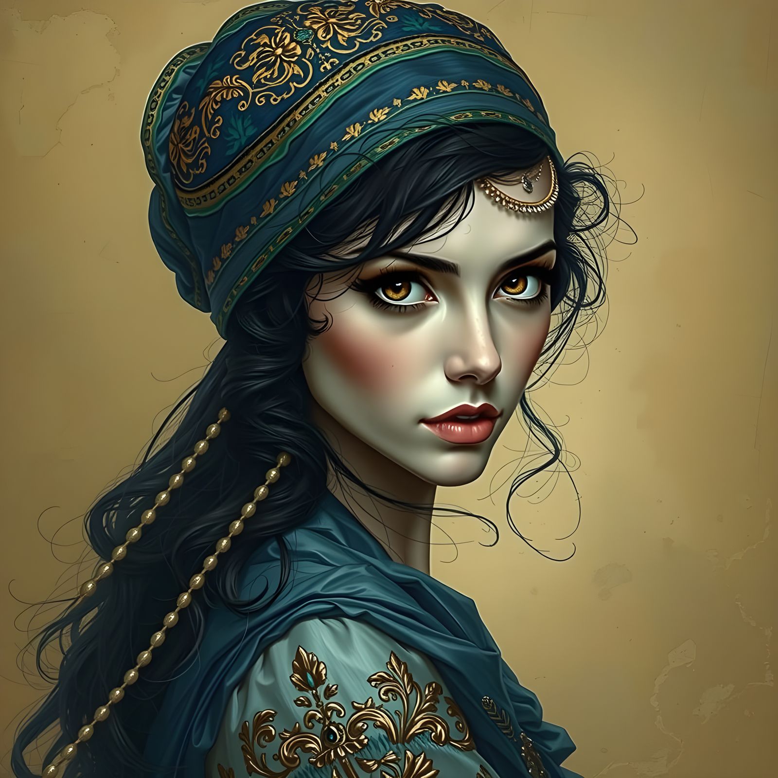 mystery in her eyes  by @Jay Em