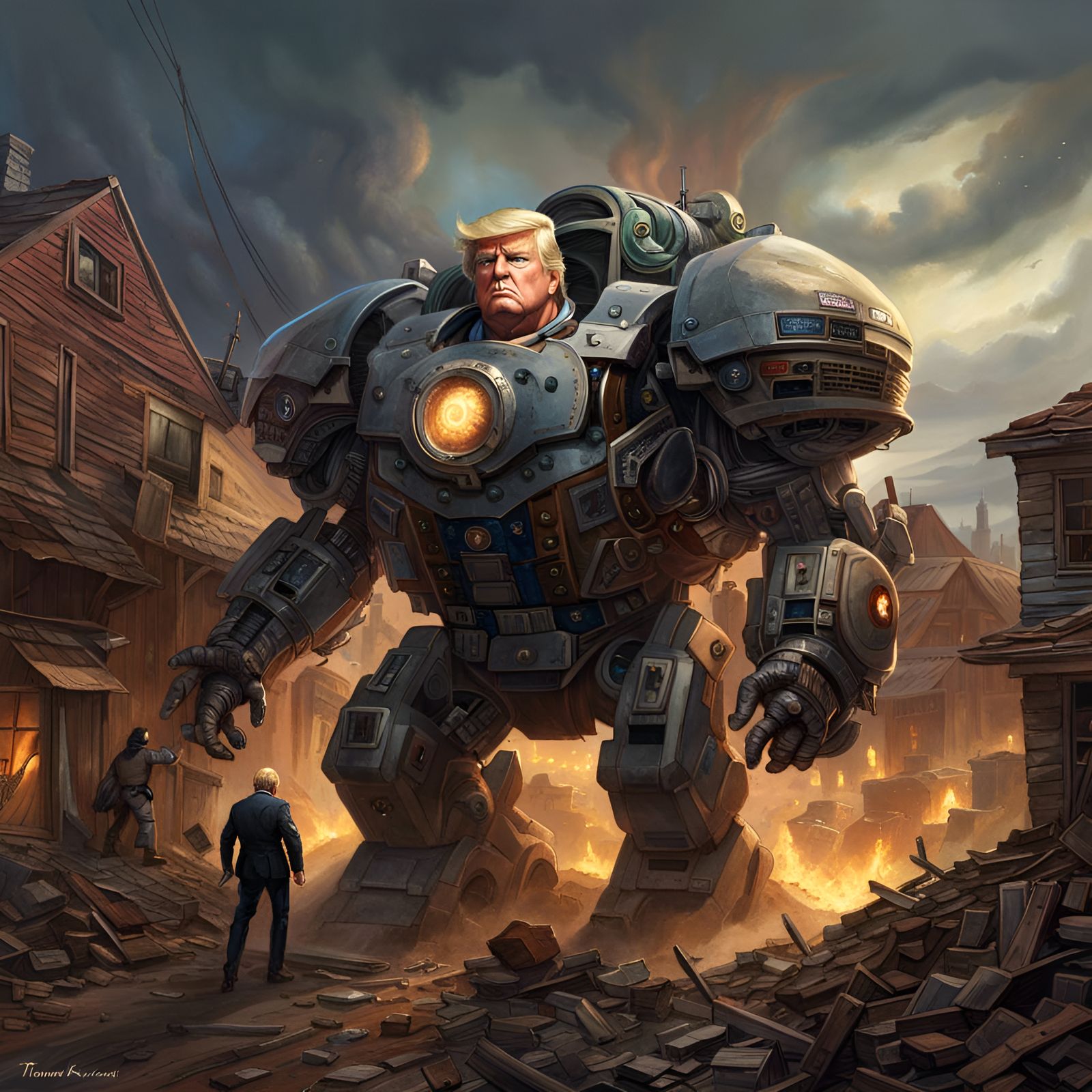 Inauguration Day, 2025. AI Generated Artwork NightCafe Creator