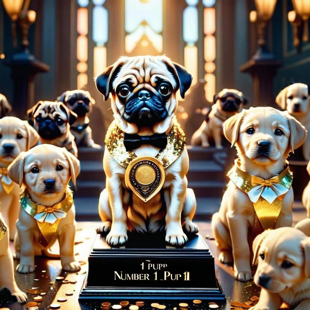 Number one pug!  by @Patio Set