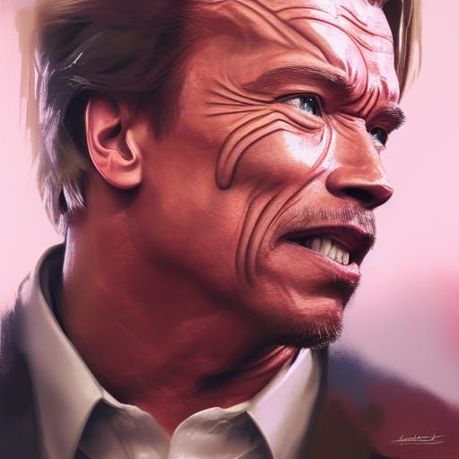 Arnold Schwarzenegger for president AI Generated Artwork NightCafe