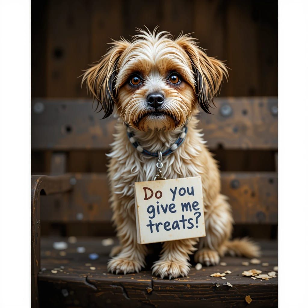 Do You give me Treats? 🐶🐶😁