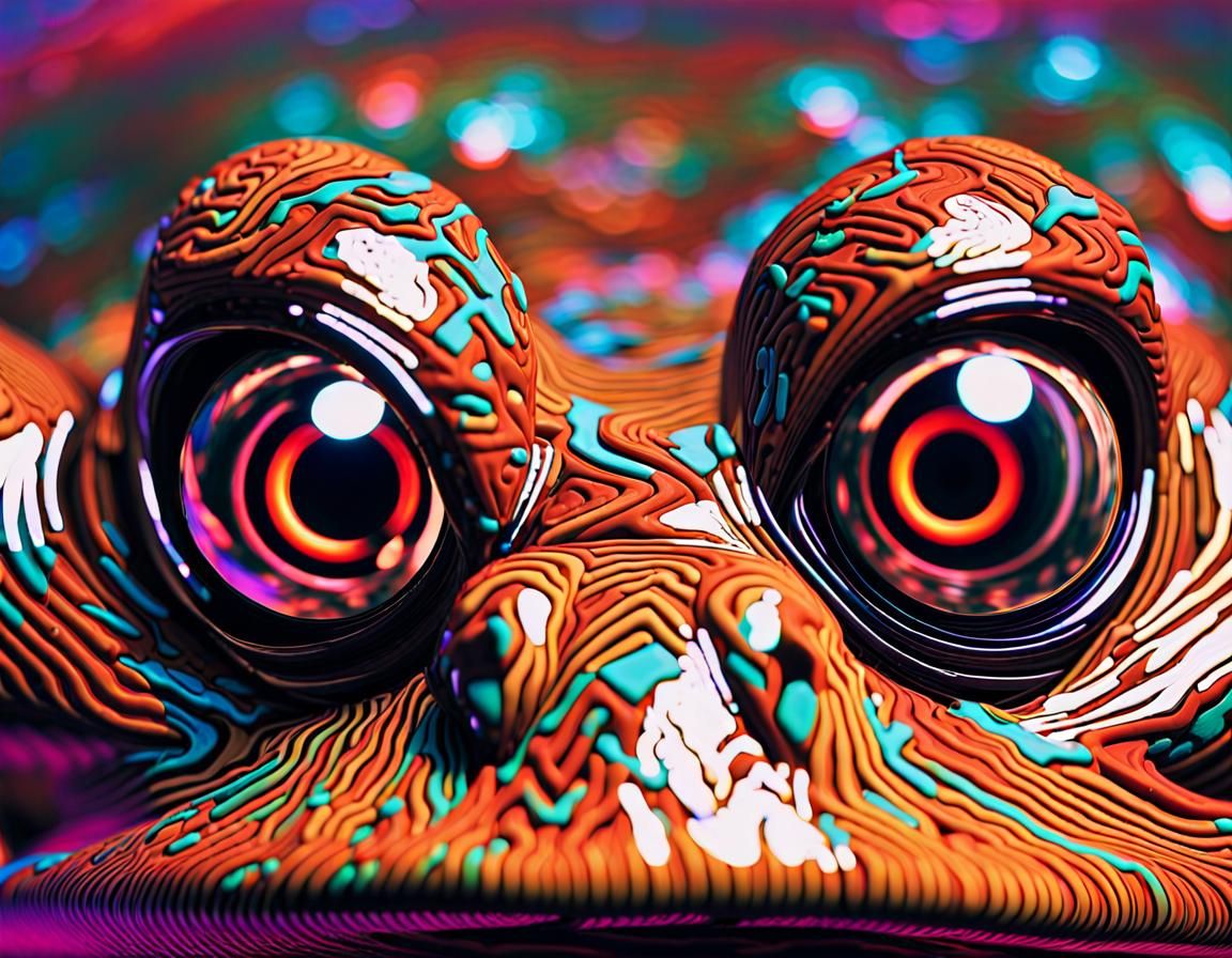 Close-up Hypno-toad eyes