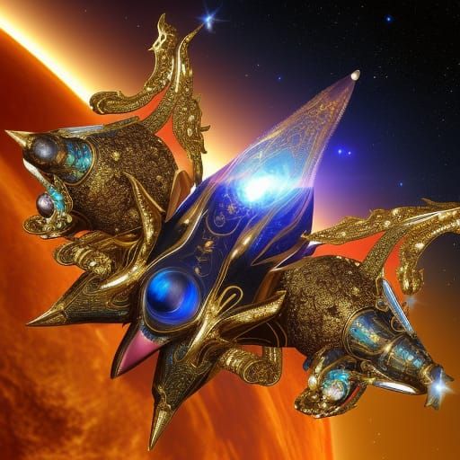 Gold and Silver Spaceship 2.0