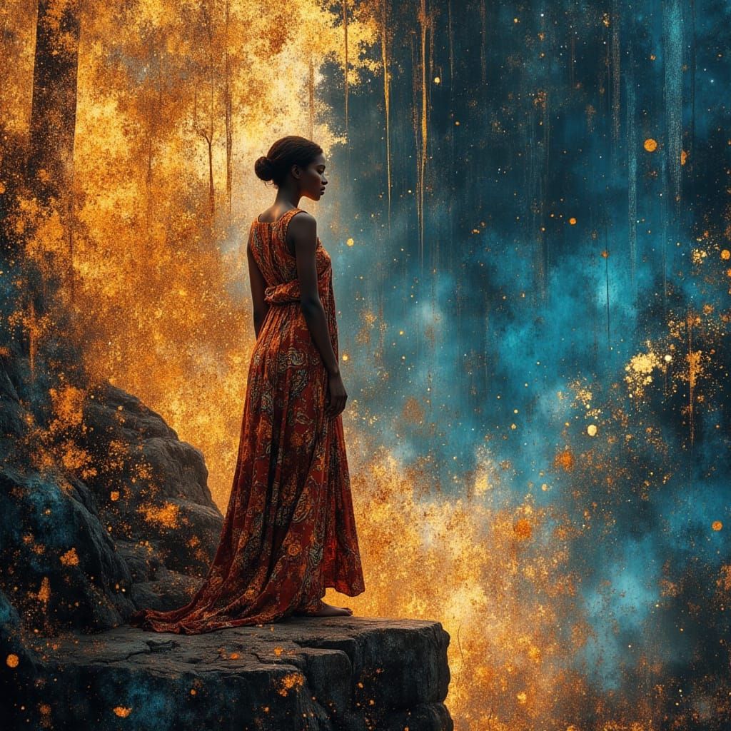 Lady of Mystic Mountain (3 Likes)  by @FBDART