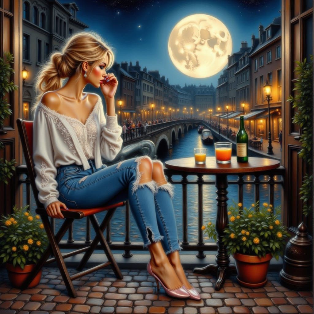 <lora:Magic  Night Flux:1.0>