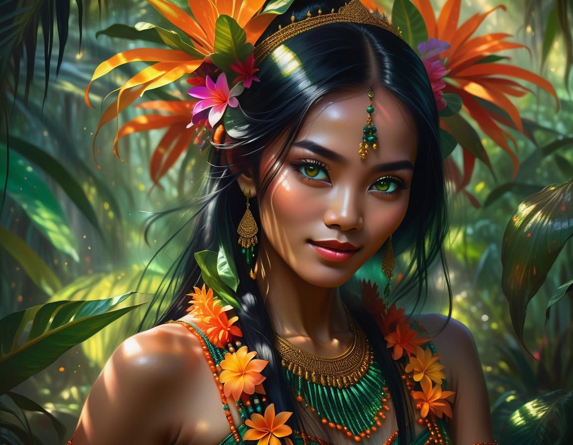 Jungle Princess  by @MoMoMat