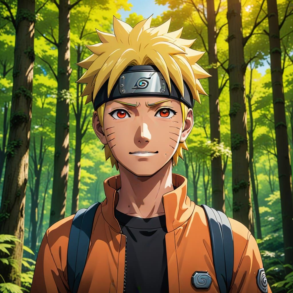 A portrait of Naruto  by @Joseph