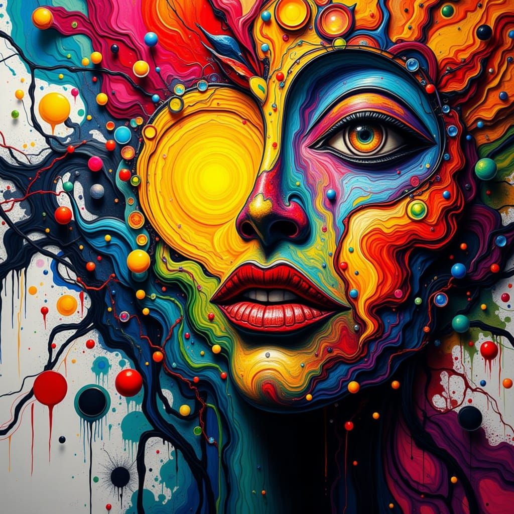 <lora:Colorful Abstraction:1.0> Bold expressive use of color with vibrant accents and dramatic contrast
polished, highly detailed, best qual...