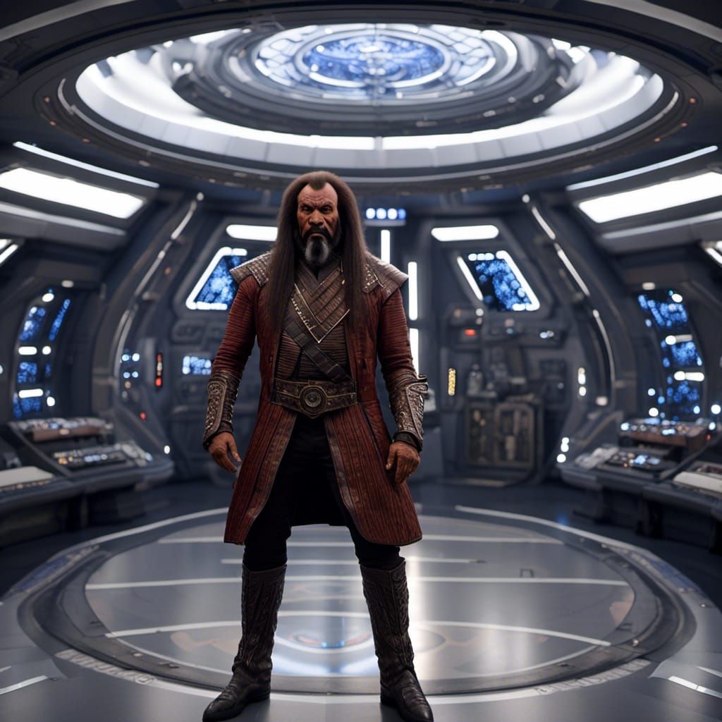 Klingon Doctor Who with TARDIS in Unreal Engine