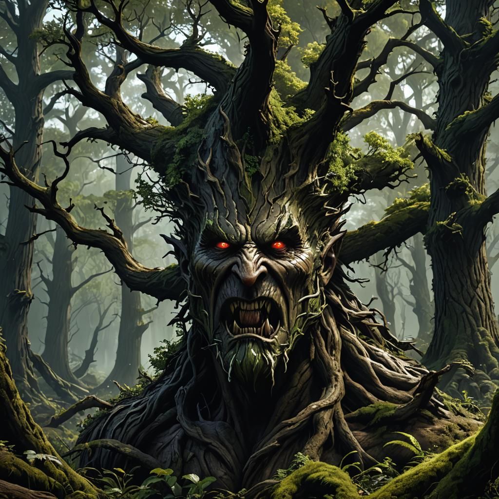 Angry Ents - AI Generated Artwork - NightCafe Creator