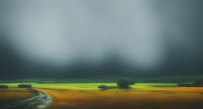 rain landscape
