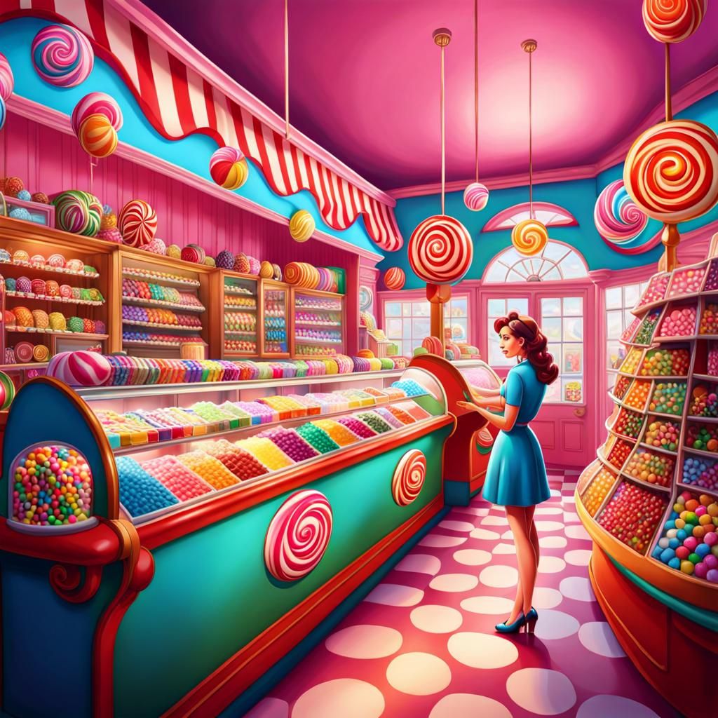 Candy Wonderland - AI Generated Artwork - NightCafe Creator