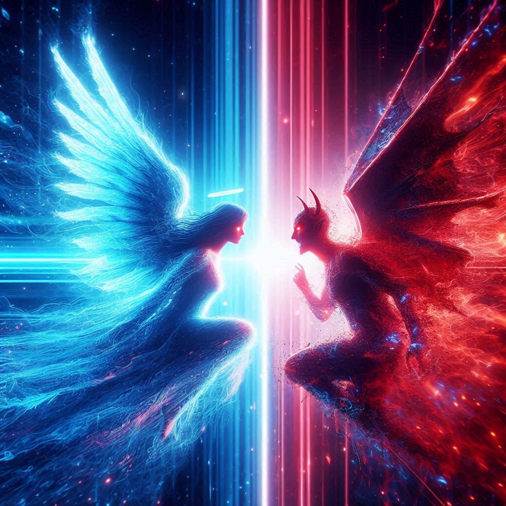 Angel versus Devil