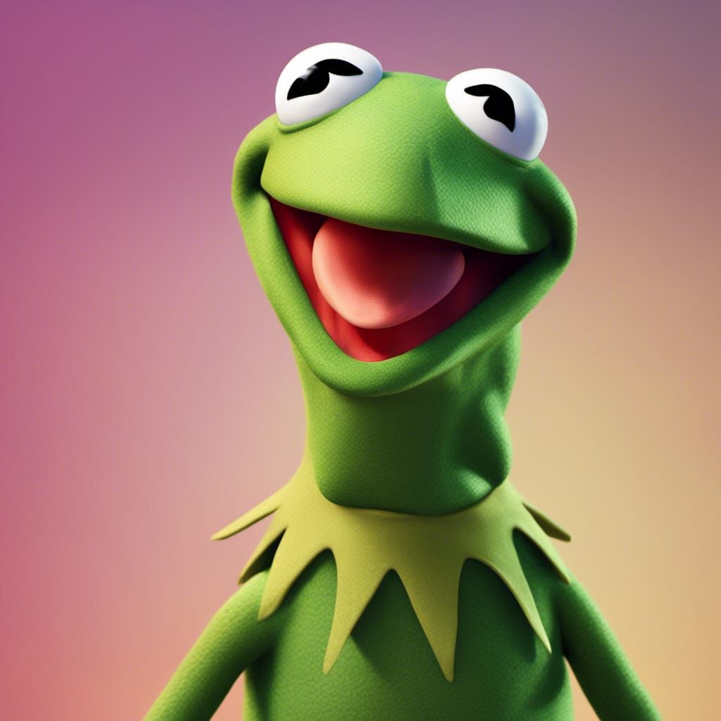 Kermit the Frog - AI Generated Artwork - NightCafe Creator