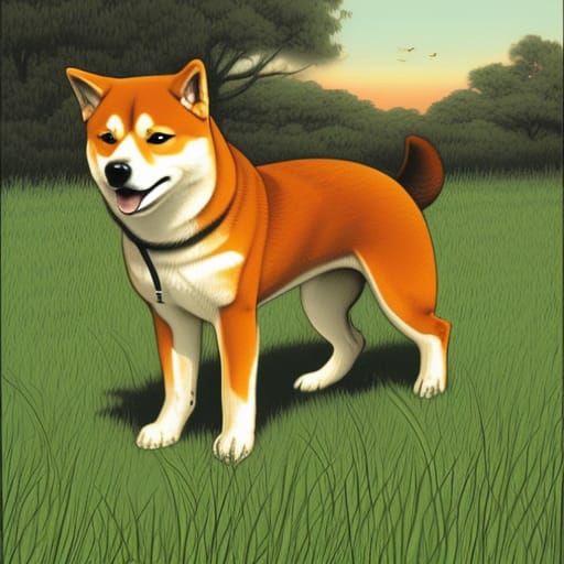 Shiba Inu - AI Generated Artwork - NightCafe Creator