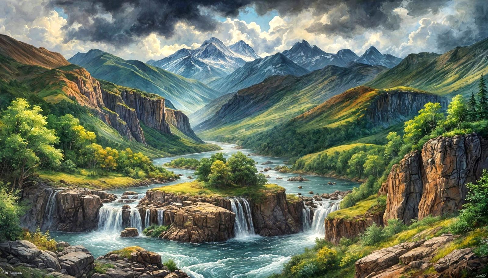 Mountains  by @Heartless Entity