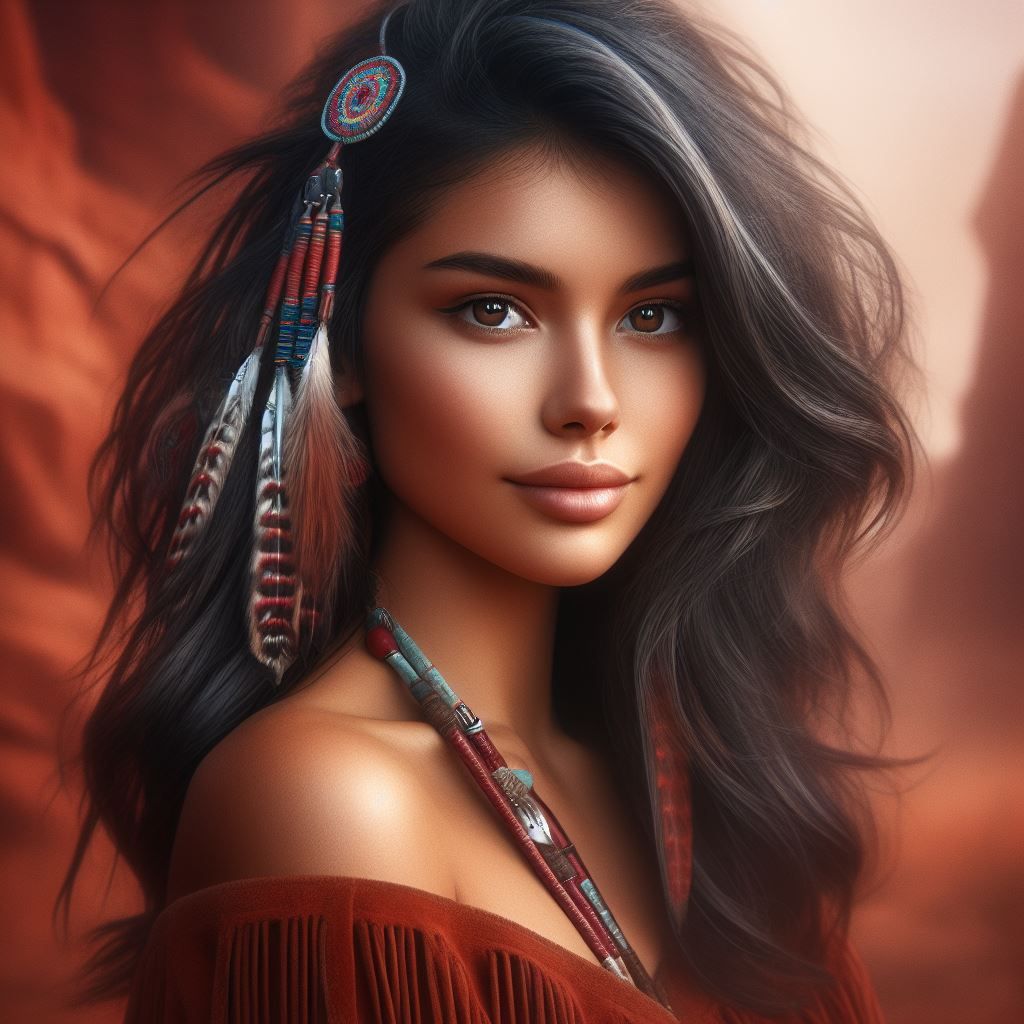 Native American Woman of the Hopi Nation