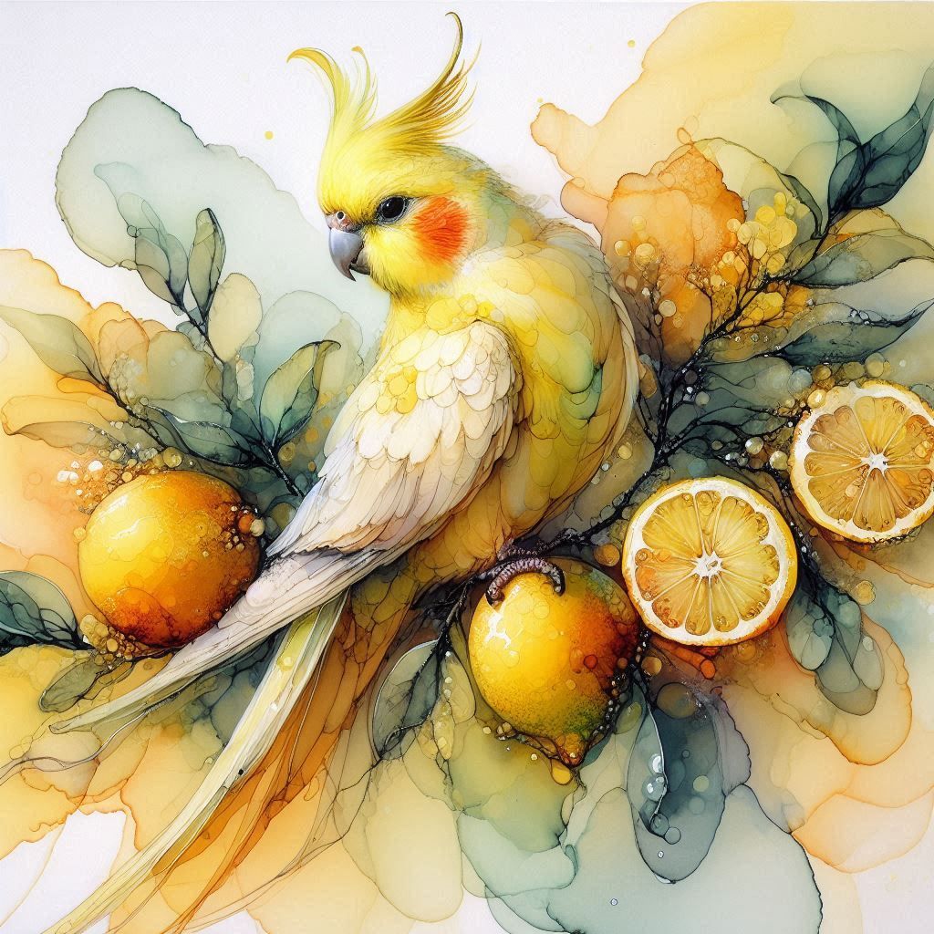Yellow Birds and Lemon tree