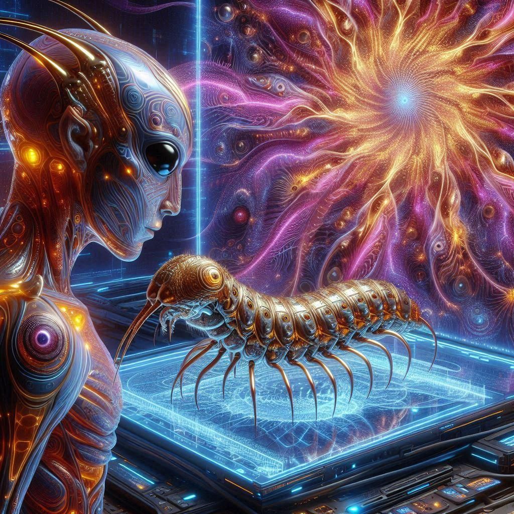 My new friend made by genetic portaling